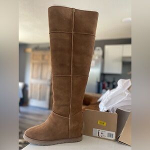 Never Worn UGG Classic Femme Over The Knee Wedge Heel Boot